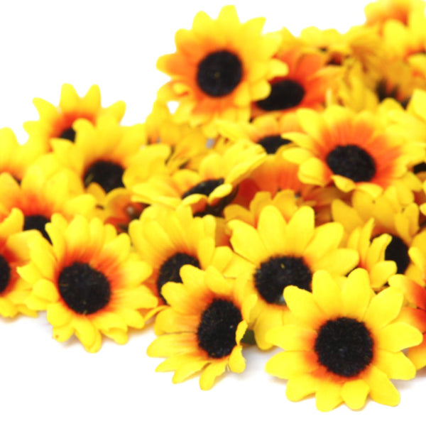 Plastic Sunflower Heads