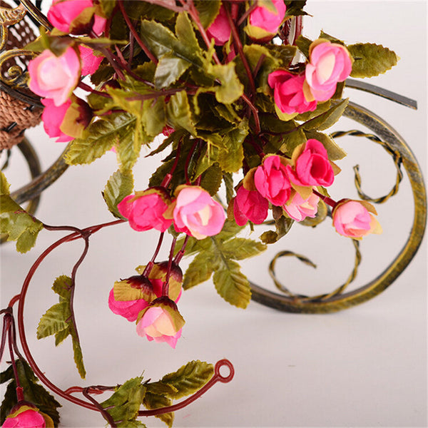 Silk Rose and Ivy Vine