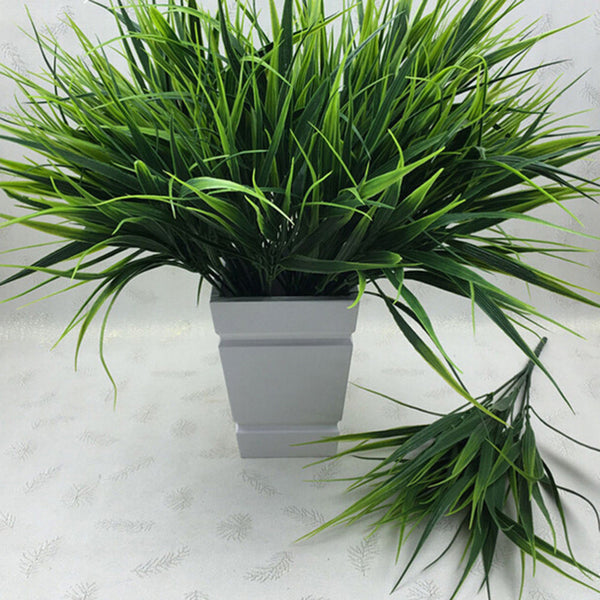 Plastic Green Grass  Bush