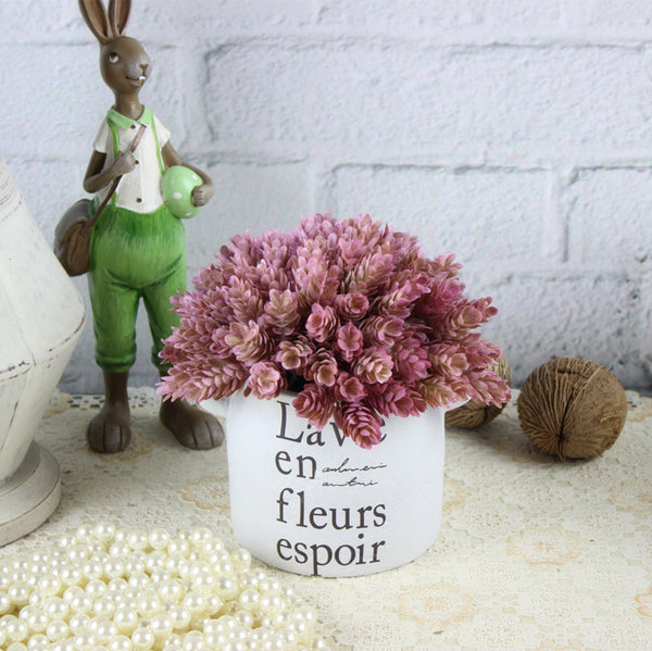 Plastic Pineapple Grass Bush