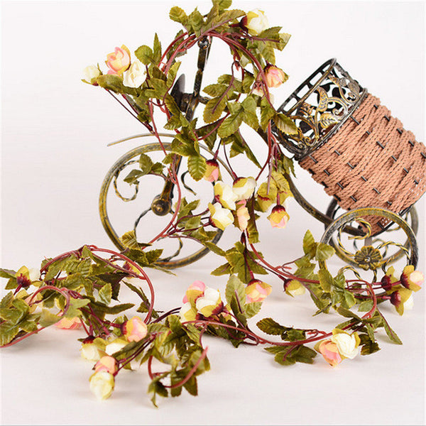 Silk Rose and Ivy Vine