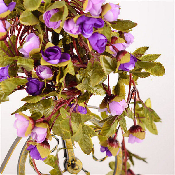 Silk Rose and Ivy Vine