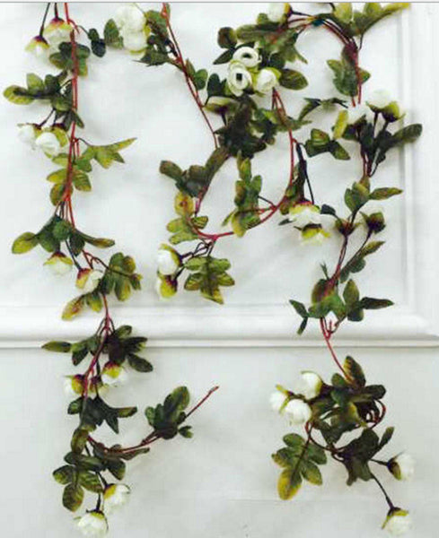 Silk Rose and Ivy Vine